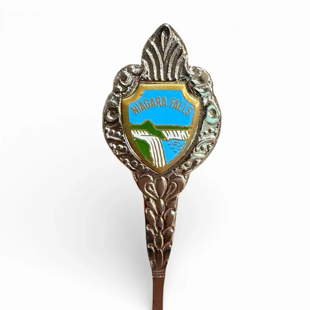 Vintage Souvenir Spoon Lot‎ of (3) – Niagara Falls Canada & USA